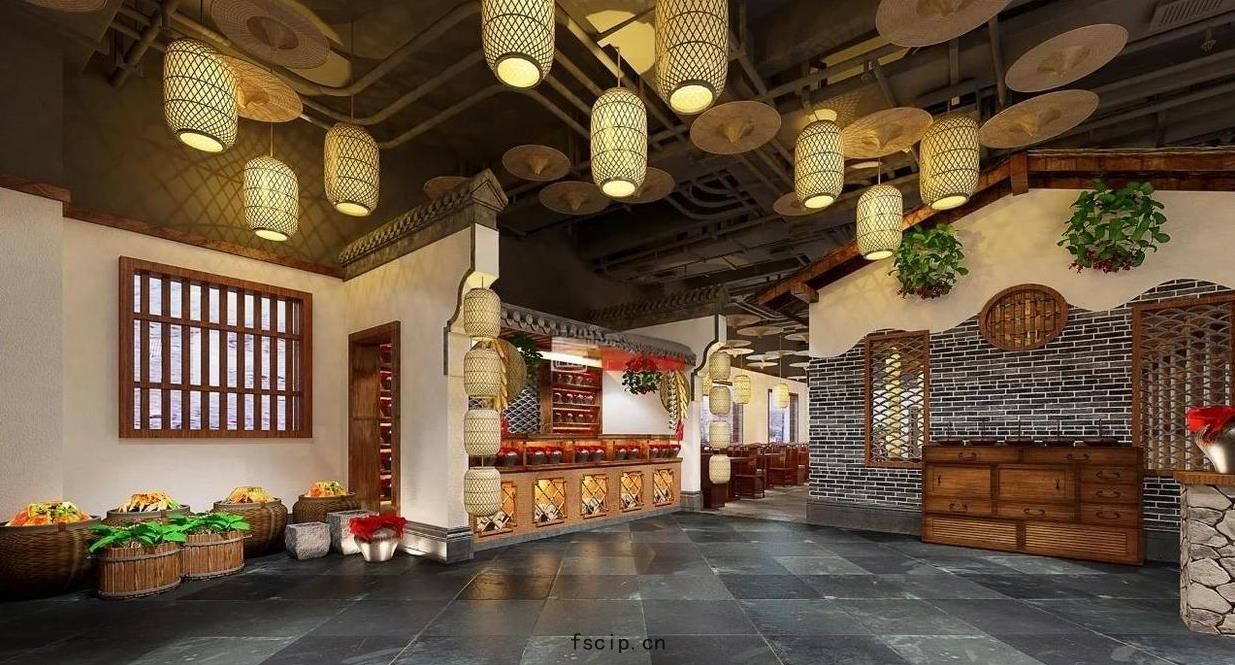 廣州(zhōu)餐飲店(diàn)復古裝(zhuāng)修效(xiào)果(guǒ)圖