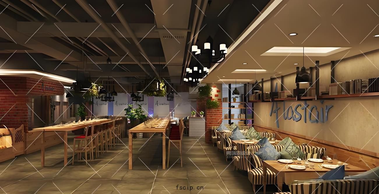 餐(cān)飲店裝(zhuāng)修案(àn)例(lì)效果圖