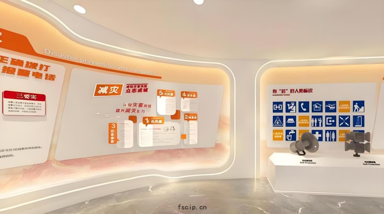 安(ān)全(quán)防護科普(pǔ)展(zhǎn)廳裝(zhuāng)修(xiū)效果(guǒ)圖(tú)