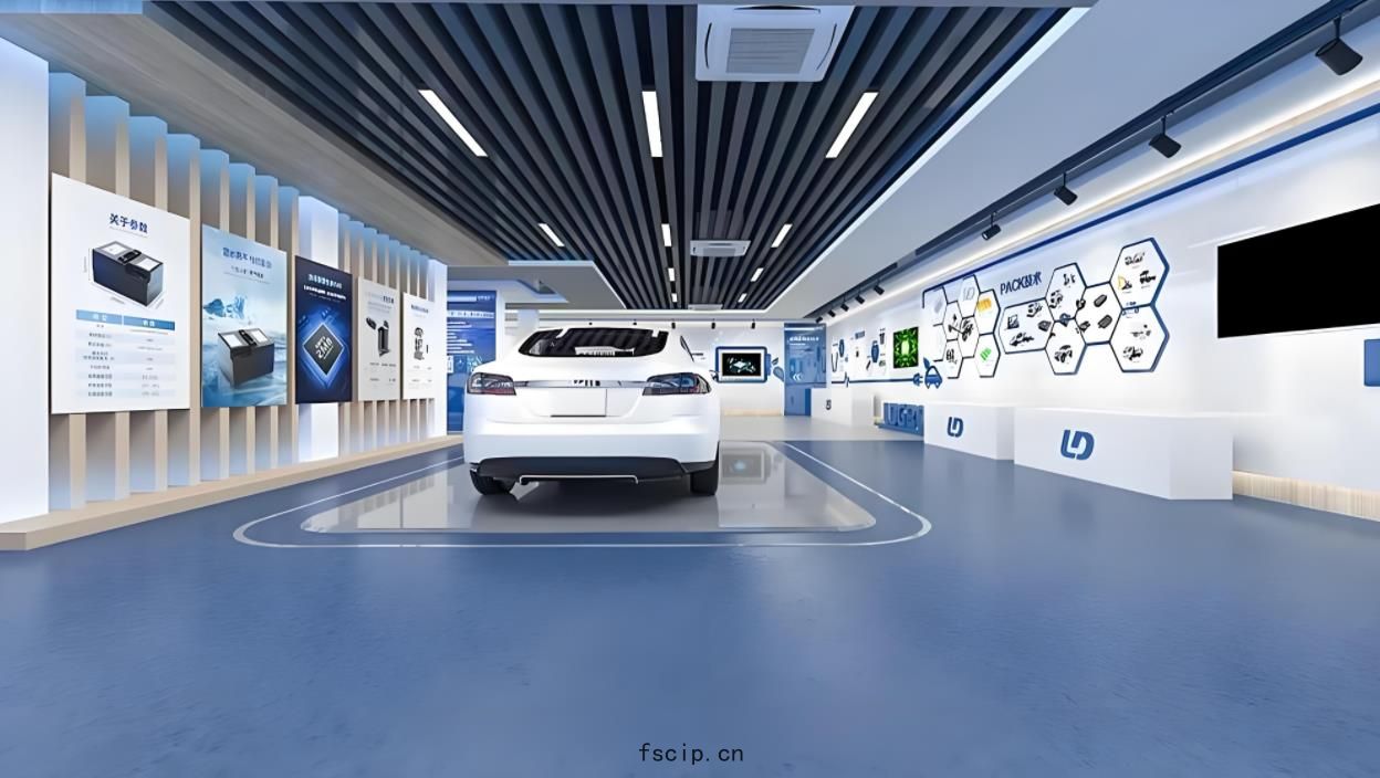新(xīn)能源汽車(chē)企業文化(huà)展廳(tīng)設(shè)計(jì)效果(guǒ)圖(tú)