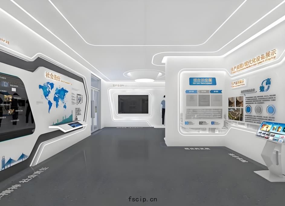 服裝企業(yè)文化展廳(tīng)設計效果圖案例